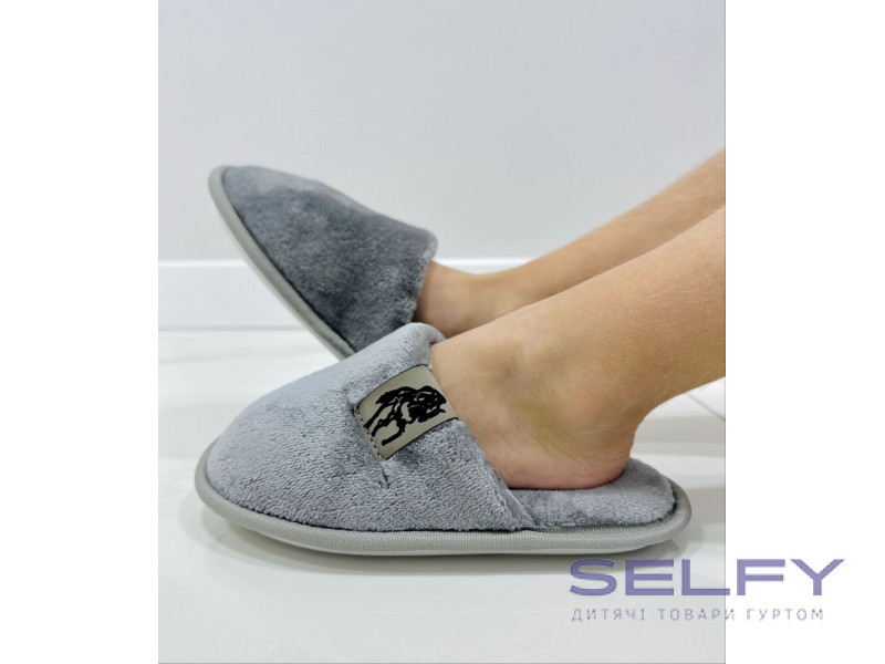 Тапочки Memory Waldi Home Polo 28-37 сірі, Фото 5 Тапочки Memory Waldi Home Polo 28-37 сірі, Фото 5