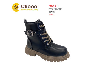 Черевики зимові дитячі Clibee HB397 black 26-31