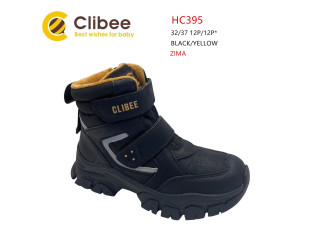 Ботинки детские Clibee HC395 black-yellow 32-37