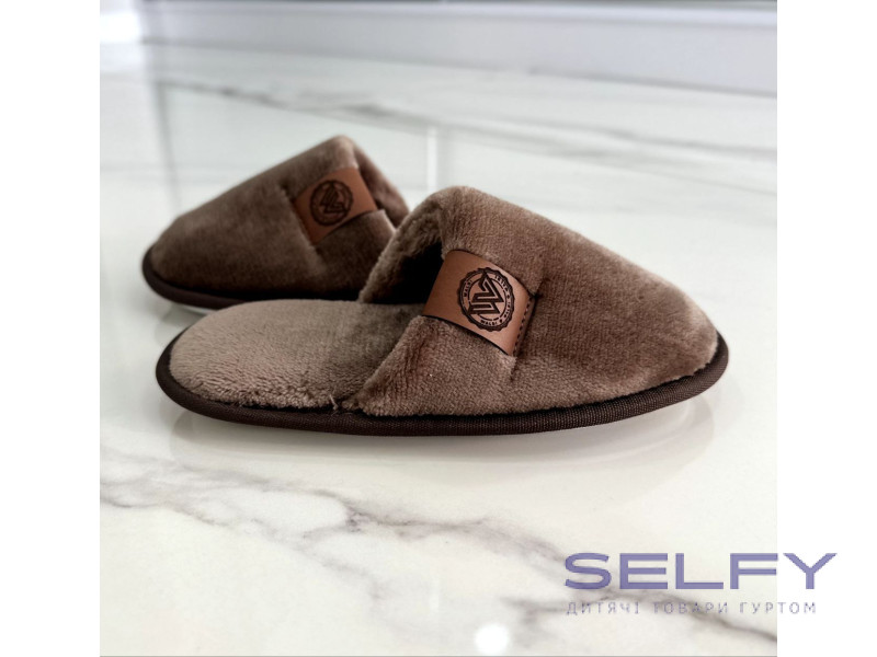Тапочки Memory Waldi Home 28-37 коричневий, Фото 3 Тапочки Memory Waldi Home 28-37 коричневий, Фото 3