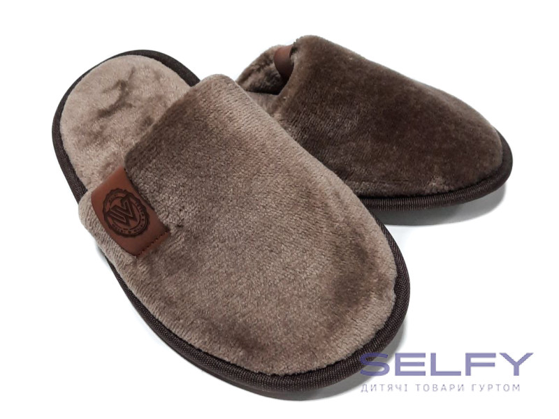 Тапочки Memory Waldi Home 28-37 коричневий, Фото 1