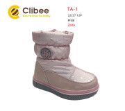 Дутики дитячі Clibee TA-1 pink 22-27