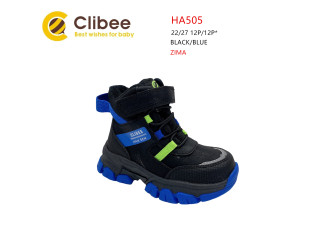 Ботинки детские Clibee HA505 black-blue 22-27