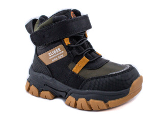 Черевики дитячі Clibee HA505 black-khaki 22-27