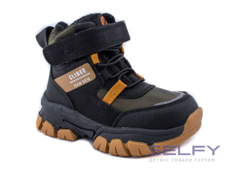 Черевики дитячі Clibee HA505 black-khaki 22-27, Фото 1