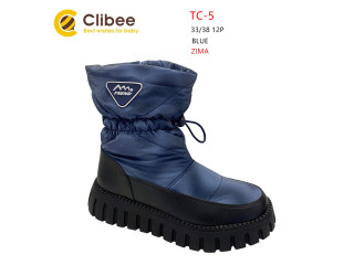 Дутики дитячі Clibee TС-5 blue 33-38