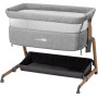 Кроватка для ребенка приставная FreeON Bliss, grey