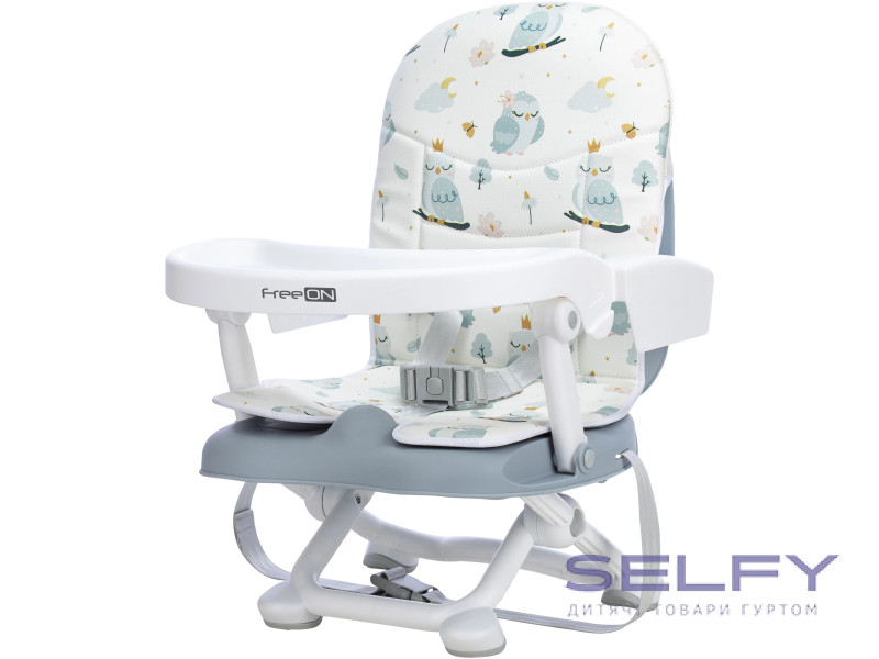 Портативний стілець для годування FreeON LevI, white owl, Фото 1