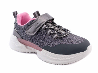 Кроссовки детские Clibee EC252 grey-pink 32-37