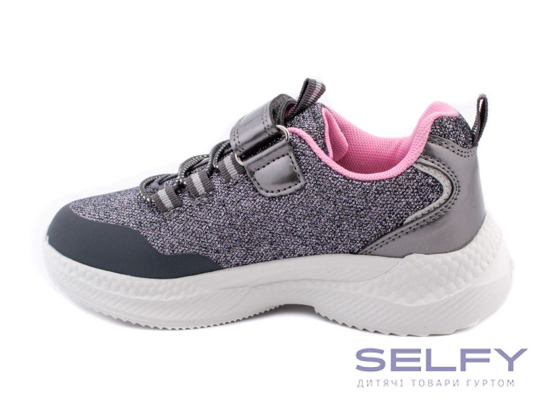 Кросівки дитячі Clibee EC252 grey-pink 32-37, Фото 3