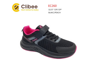 Кросівки дитячі Clibee EC260 black-peach 32-37
