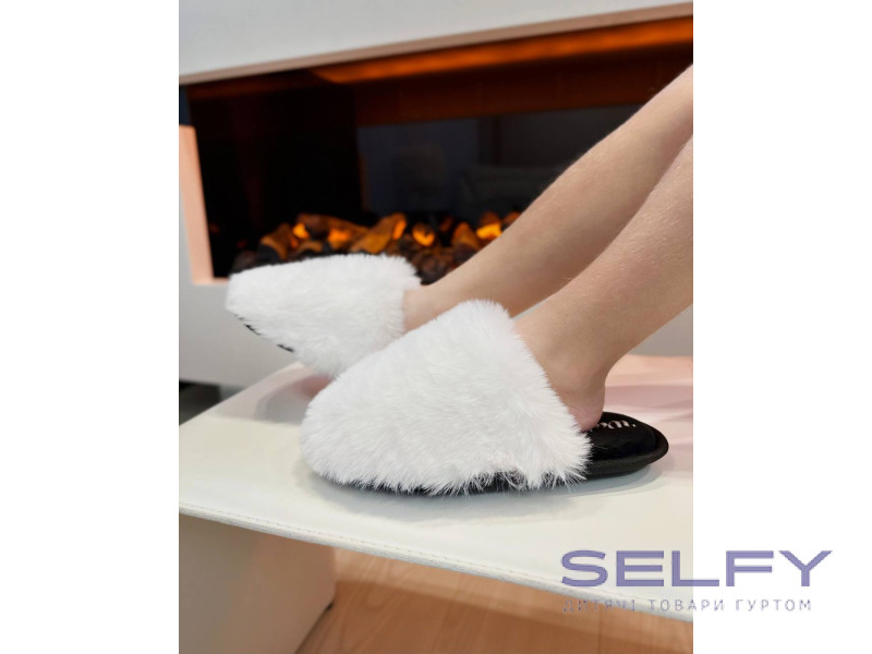Тапочки Memory Waldi Home 28-37 белый мех, Фото 4