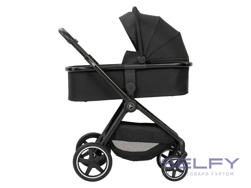 Коляска для ребенка универсальная 3 в 1 FreeON Zack, black, Фото 1