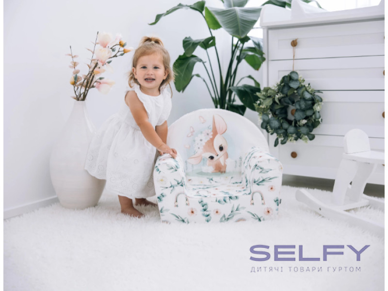 Крісло дитяче Bubaba by FreeON Green Magic, white, Фото 3