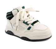 Хайтопи дитячі Apawwa T846 white-green 26-31