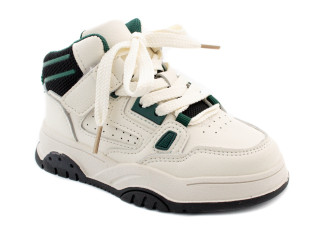 Хайтопи дитячі Apawwa T846 white-green 26-31