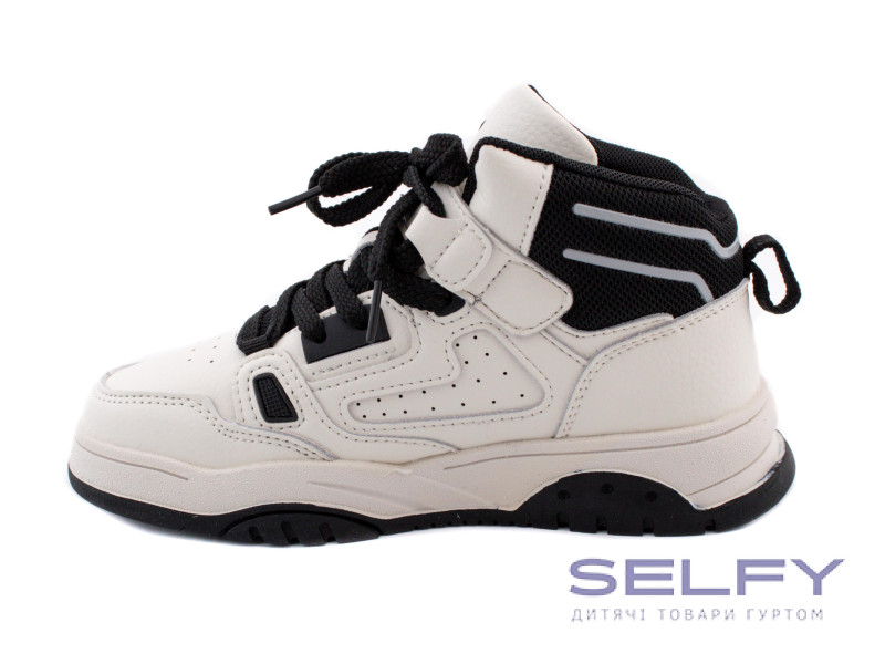 Хайтопы детские Apawwa T847 white-black 32-37, Фото 3