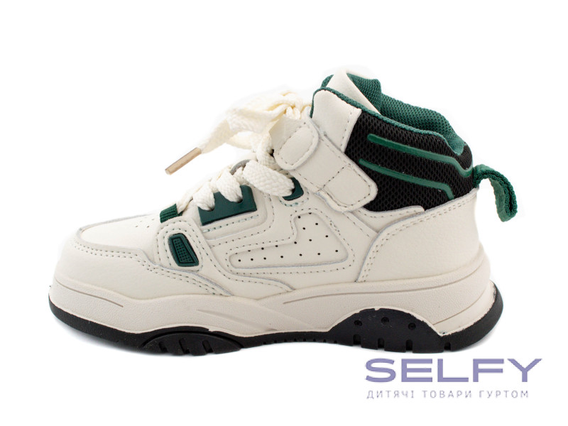 Хайтопы детские Apawwa T847 white-green 32-37, Фото 3