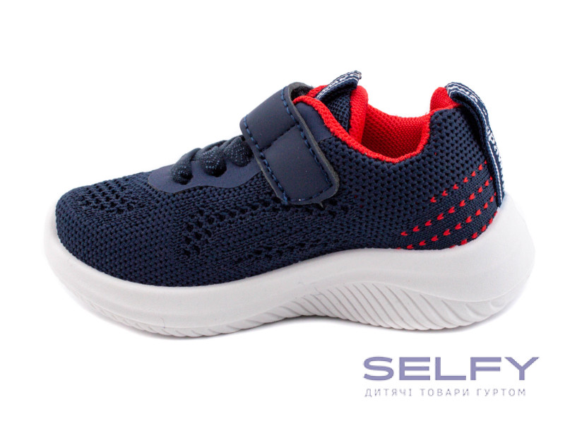 Кроссовки детские Apawwa Z396 navy-red 26-31, Фото 3
