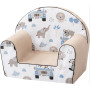 Кресло детское Bubaba by FreeON Safari trip, white - beige