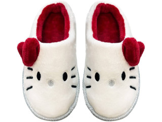 Тапочки Memory Waldi Home 24-33 білі, котик