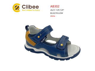 Босоніжки дитячі Clibee AB302 blue-yellow 26-31
