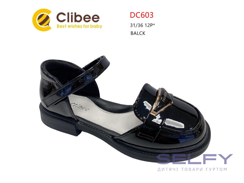 Туфлі дитячі Clibee DC603 black 31-36, Фото 1