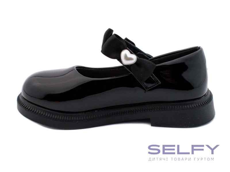 Туфли детские Apawwa M521 black 26-31, Фото 3