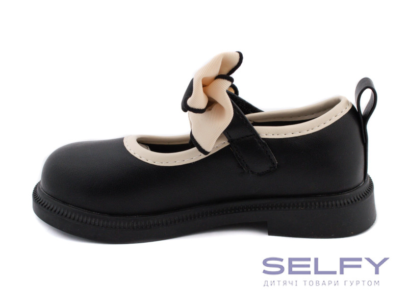 Туфли детские Apawwa M527 black 32-37, Фото 3