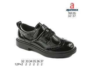 Туфлі дитячі  Apawwa N636 black-1 32-37