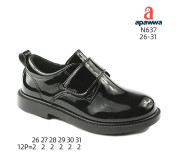 Туфли детские Apawwa N637 black-1 26-31