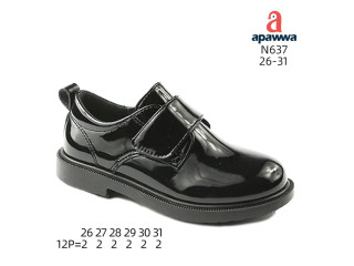 Туфлі дитячі  Apawwa N637 black-1 26-31