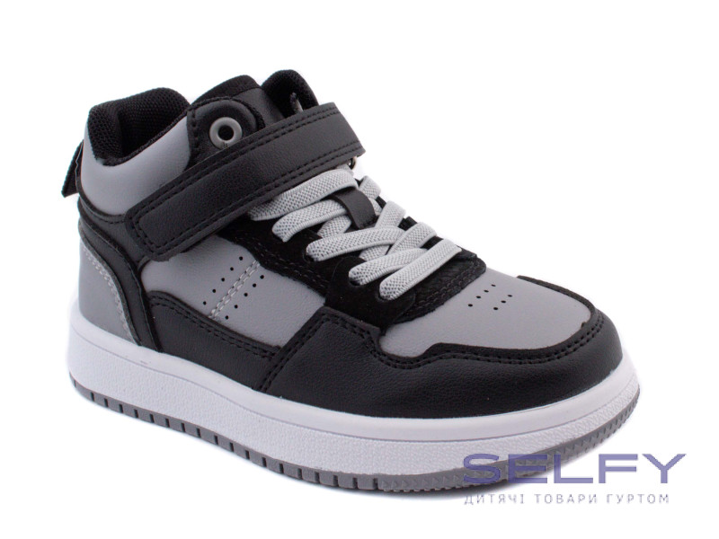 Хайтопы детские Apawwa TC819 black-grey 26-31, Фото 1