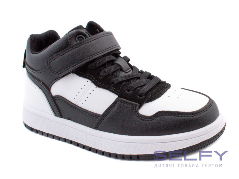 Хайтопи дитячі Apawwa TC819 black-white 26-31, Фото 1