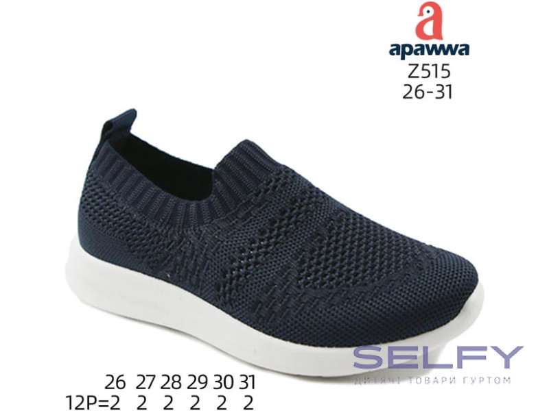 Кроссовки детские Apawwa Z515 navy 26-31, Фото 1