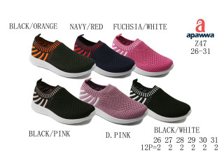 Кросівки  Apawwa Z47 black-pink 26-31
