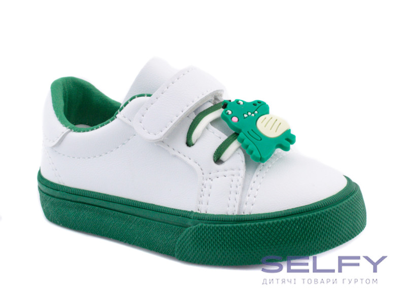 Кросівки дитячі Apawwa R248 white-green 20-25, Фото 1