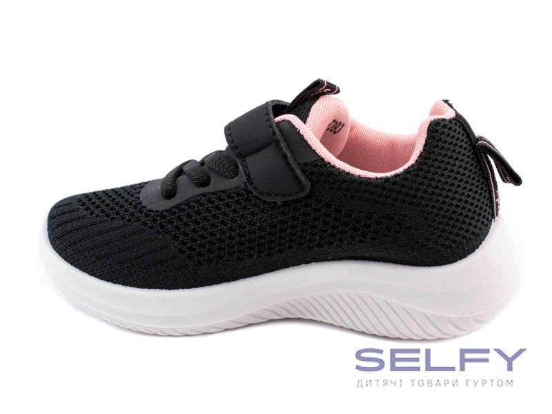 Кроссовки детские Apawwa Z393 black-pink 26-31, Фото 3