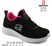 Кросівки дитячі  Apawwa Z393 black-fuchsia 26-31