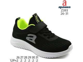 Кроссовки детские Apawwa Z393 black-green 26-31