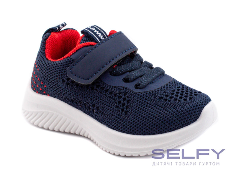 Кроссовки детские Apawwa Z395 navy-red 20-25, Фото 1