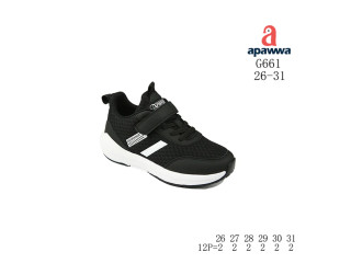 Кросівки дитячі  Apawwa G661 black 26-31