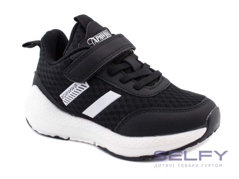 Кроссовки детские Apawwa G662 black 32-37, Фото 1