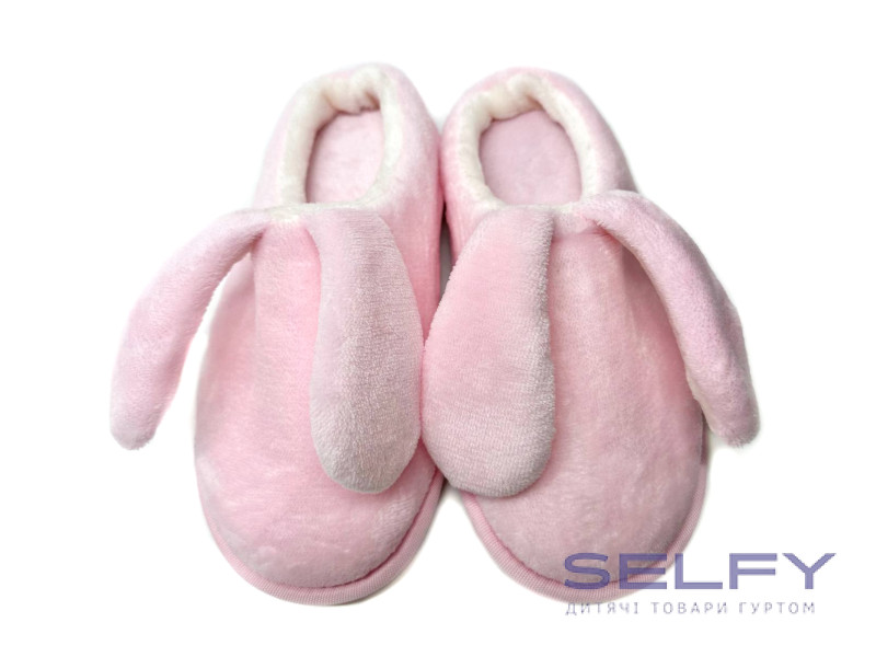 Тапочки Memory Waldi Home 24-33 розовые, ушки, Фото 1