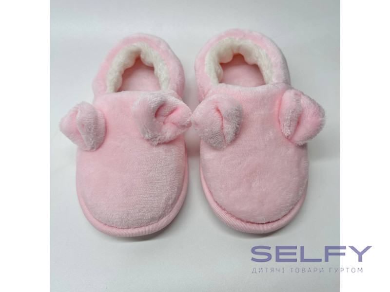 Тапочки Memory Waldi Home 24-33 розовые, ушки, Фото 4