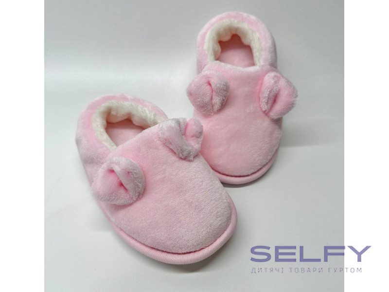 Тапочки Memory Waldi Home 24-33 розовые, ушки, Фото 6
