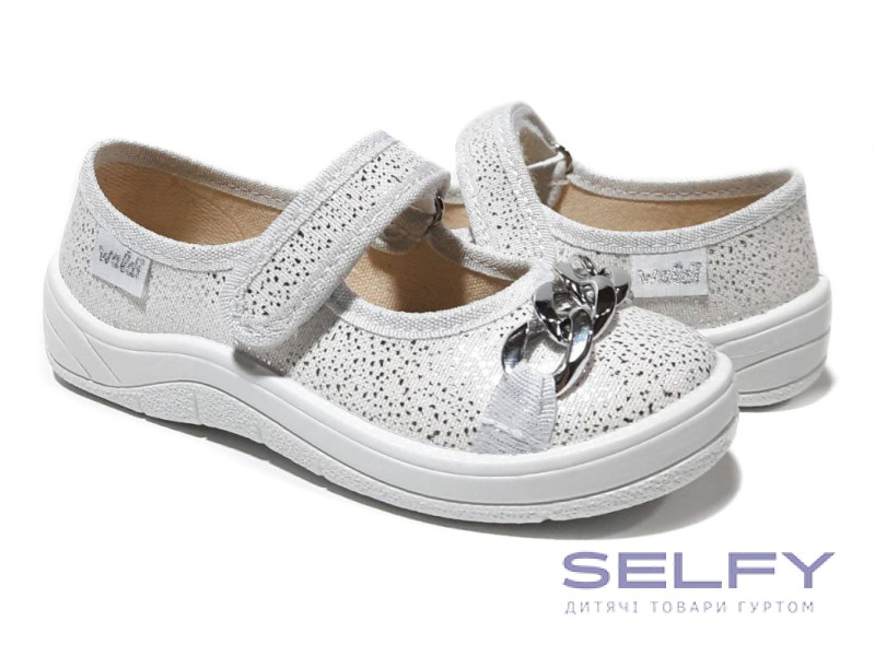 Алина 24-30 белая, цепочка по-размерно, Фото 1