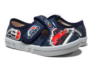 Garry 26-32 синій, машина, сіра підошва