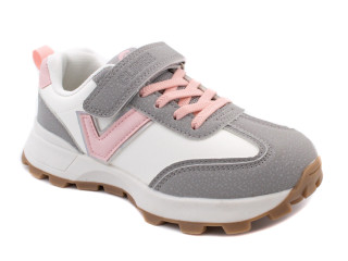 Кросівки дитячі Clibee EC276 grey-pink 32-37