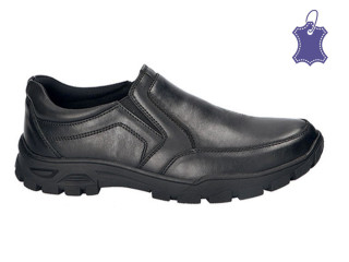 Туфлі ШКІРА American Club CY 104/24 чорний 41-45 (353/24)